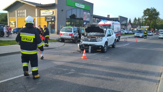 Wypadek w Bobowej
