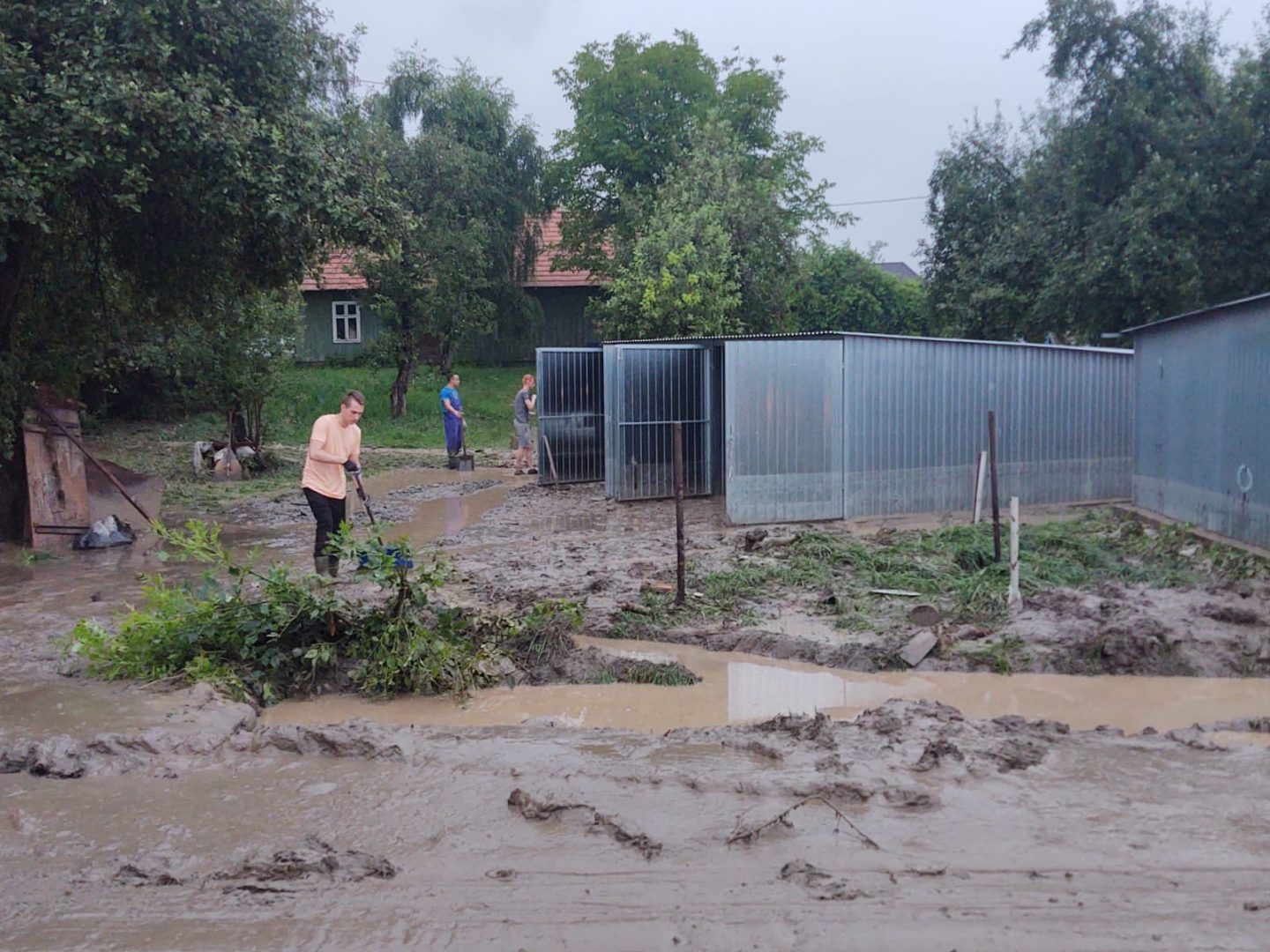 Powódź Nowy Sącz, Łącko