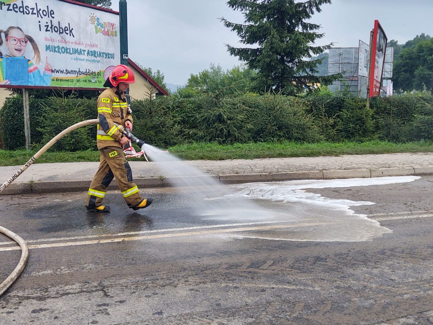 Powódź Nowy Sącz, Łącko