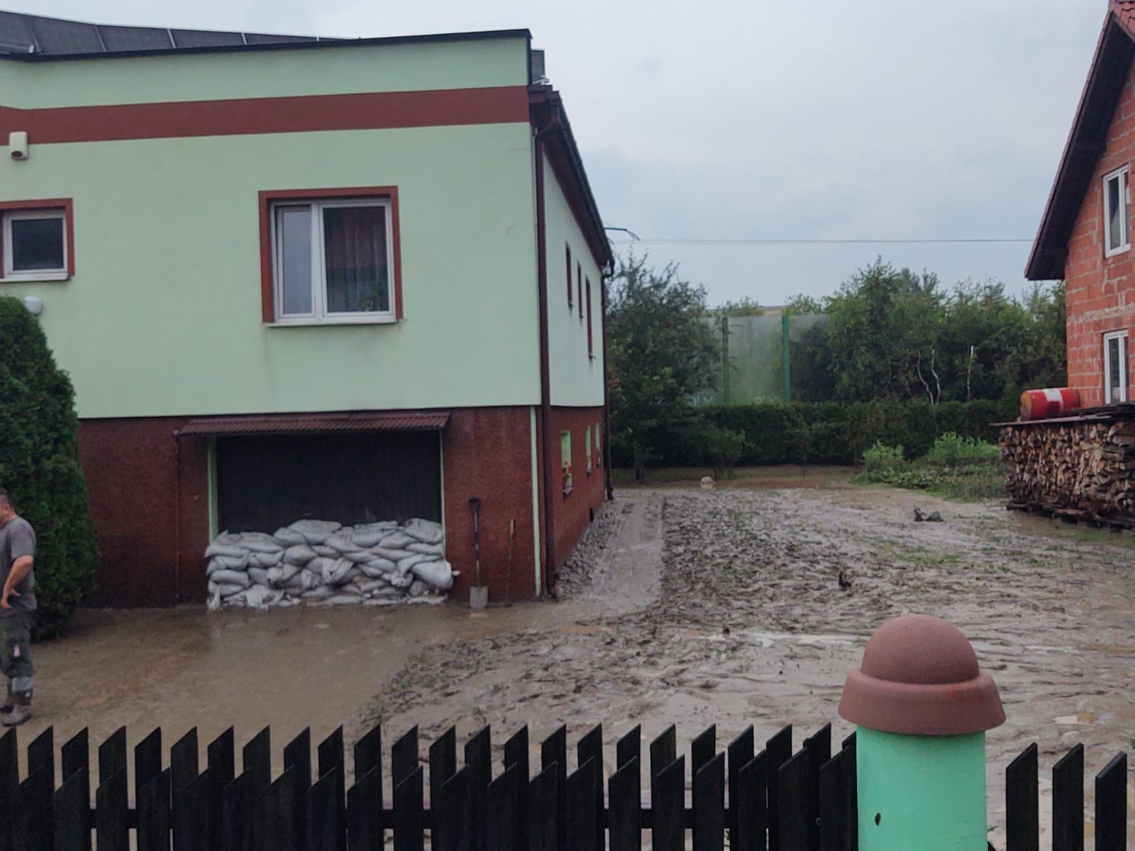 Powódź Nowy Sącz, Łącko