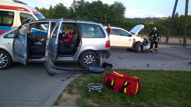 Wypadek w Bobowej