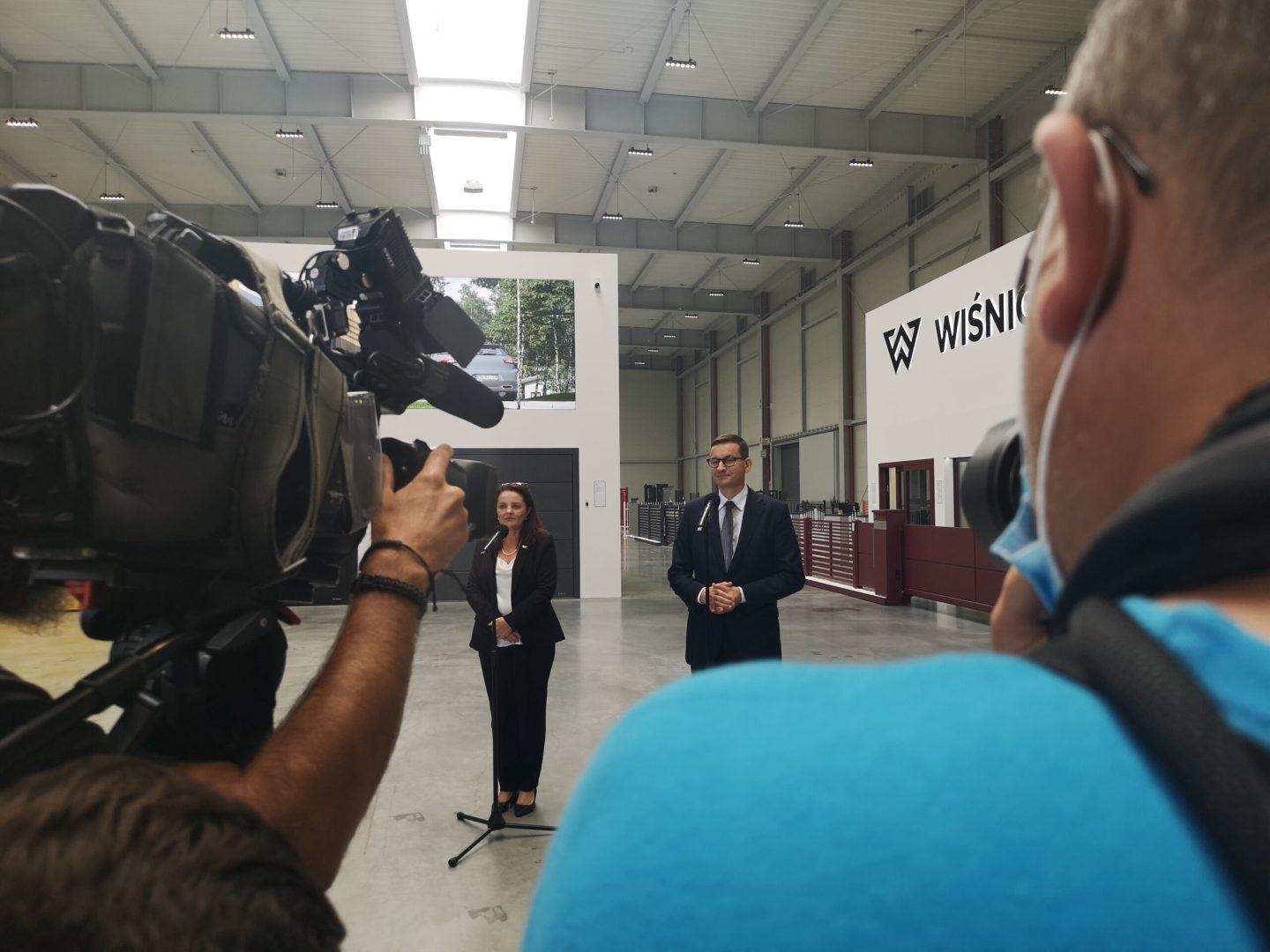 Mateusz Morawiecki w firmie Wiśniowski