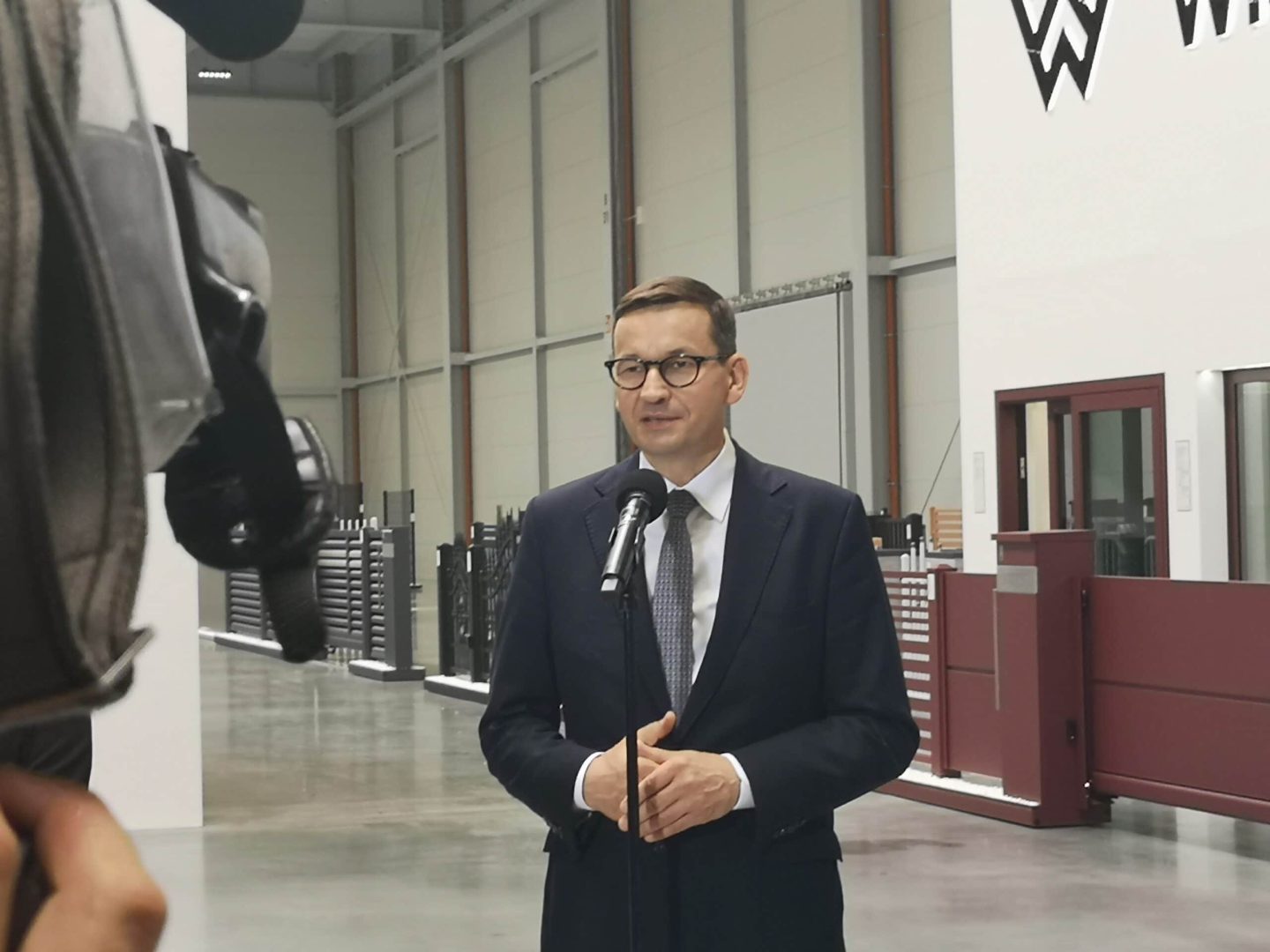 Mateusz Morawiecki w firmie Wiśniowski