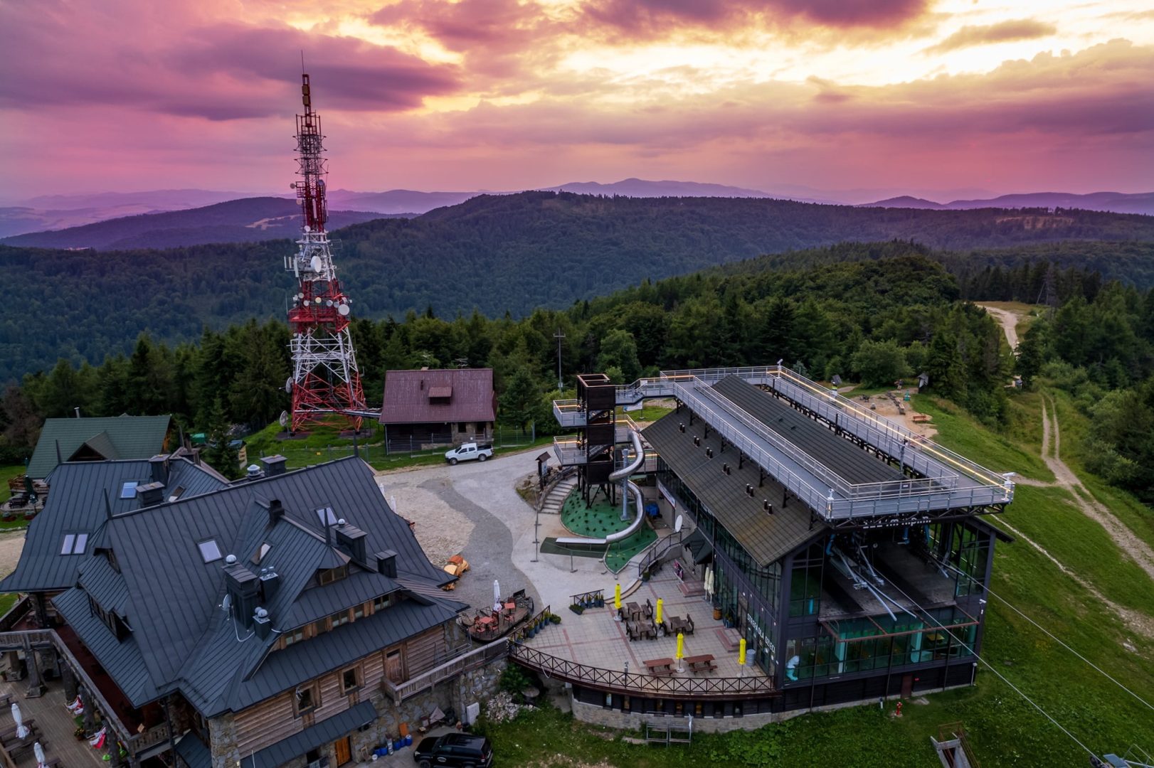 Jaworzyna Krynicka platforma widokowa
