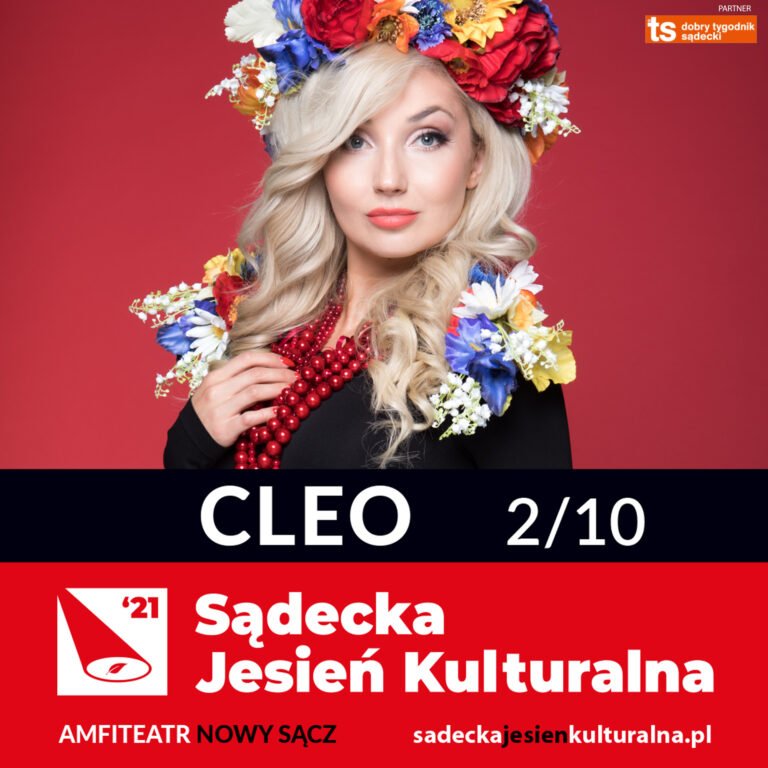 Nowy Sącz, 2 października: Sądecka Jesień Kulturalna, koncert CLEO