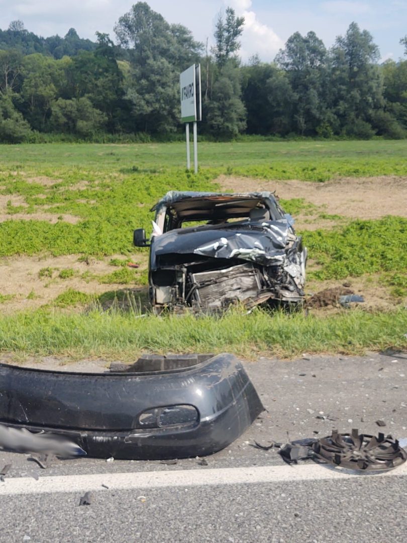 Wypadek w Witowicach na DK 75