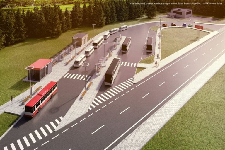 Trwa budowa dworca przesiadkowego. Obiekt otworzy szansę ustanowienia strefy czystego transportu