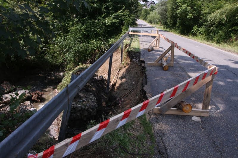 Nawałnice i powódź w gminie Korzenna