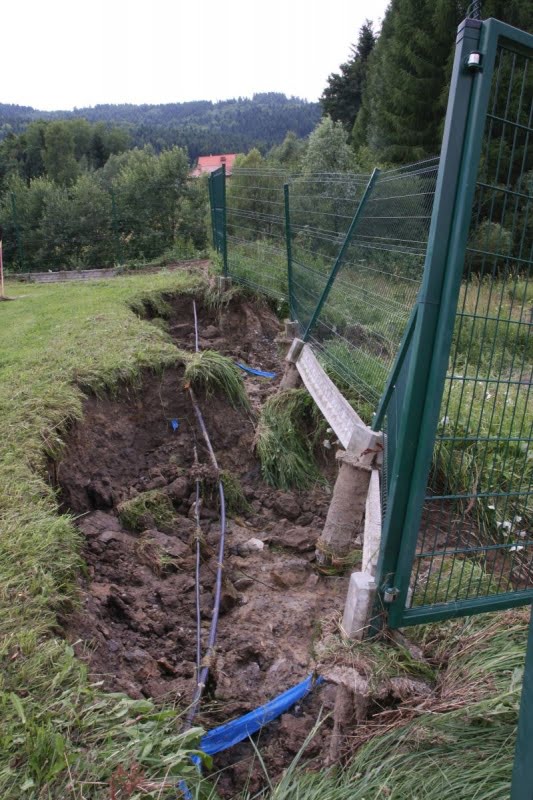 Nawałnice i powódź w gminie Korzenna