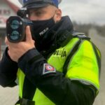 Policjant z radarem