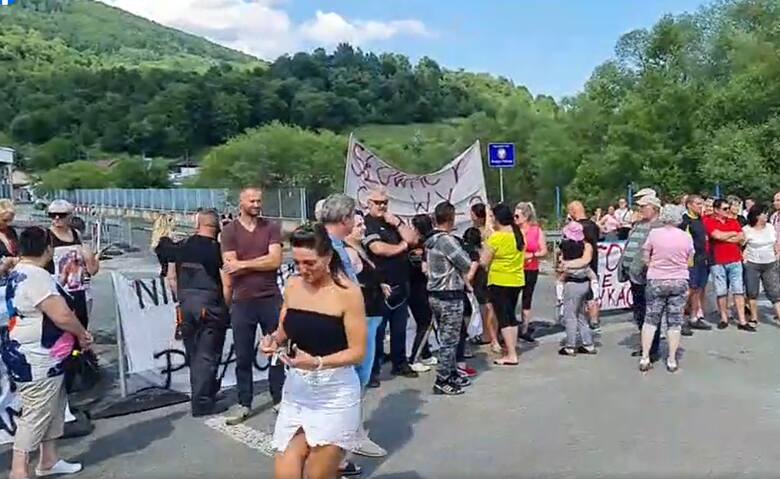 protest w Leluchowie