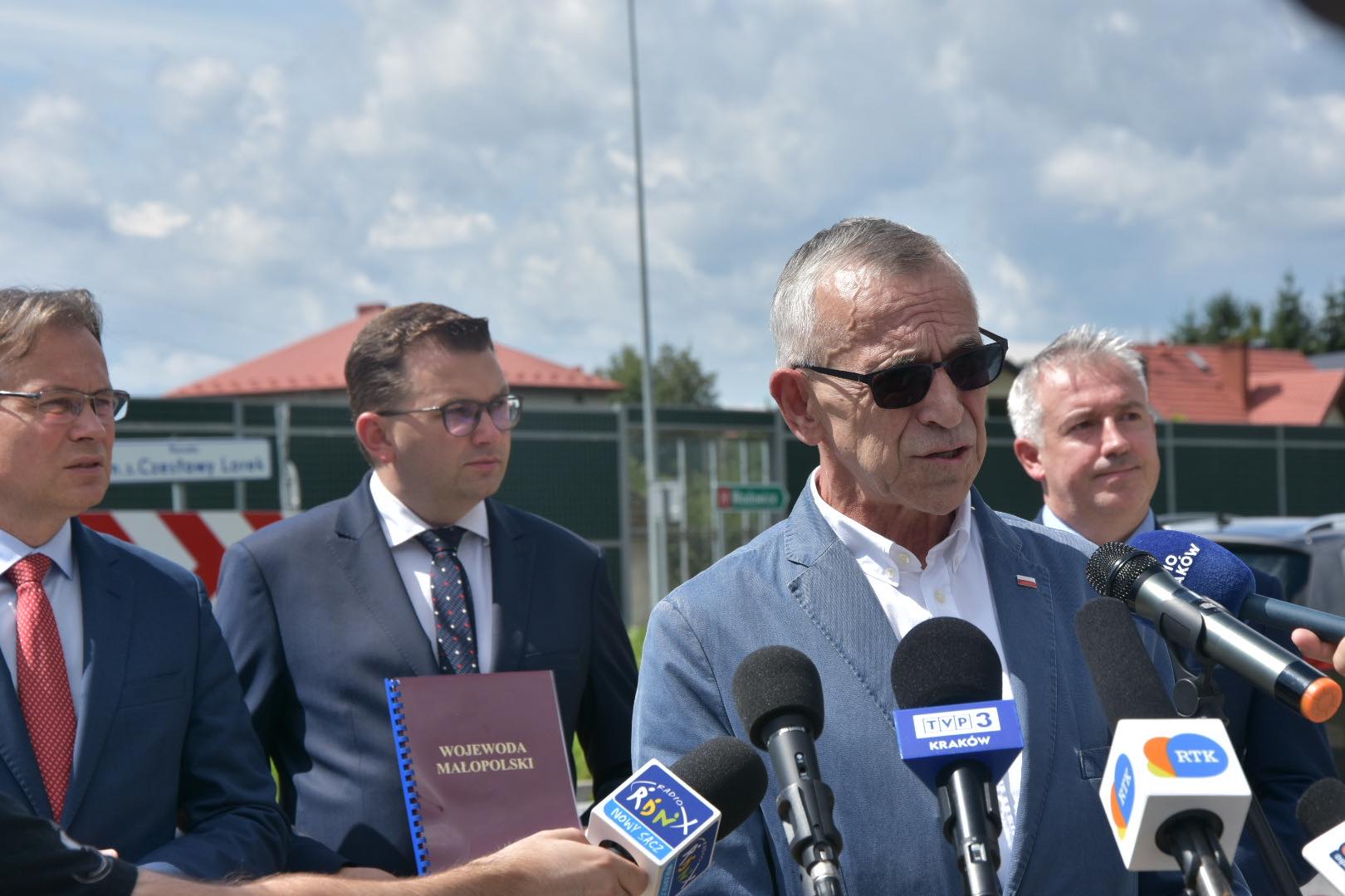 Briefing prasowy - obwodnica Chełmca