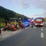 Muszyna - zderzenie motocykla z samochodem osobowym