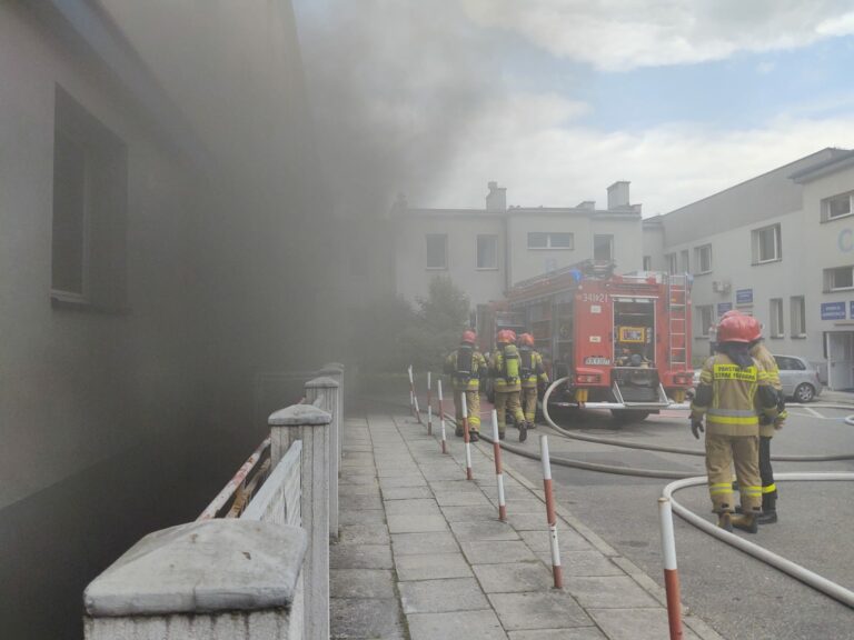 Nowy Sącz. Pożar w przychodni na ul. Batorego