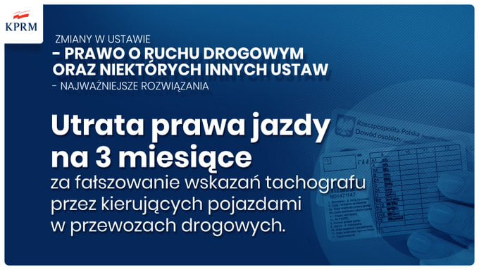 Zmiany w ustawie prawo o ruchu drogowym