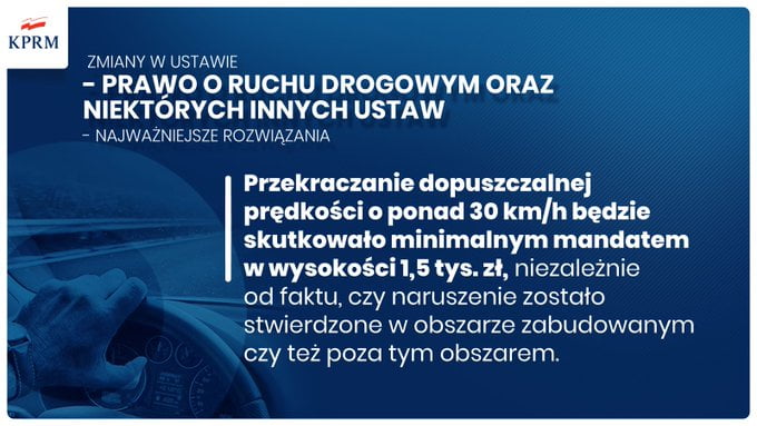 Zmiany w ustawie prawo o ruchu drogowym