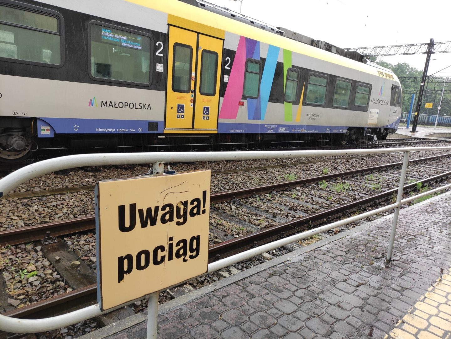 Pociąg Kolei Małopolskich
