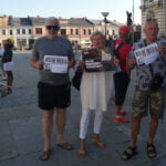 Demonstracja przeciwko LEX TVN w Nowym Sączu