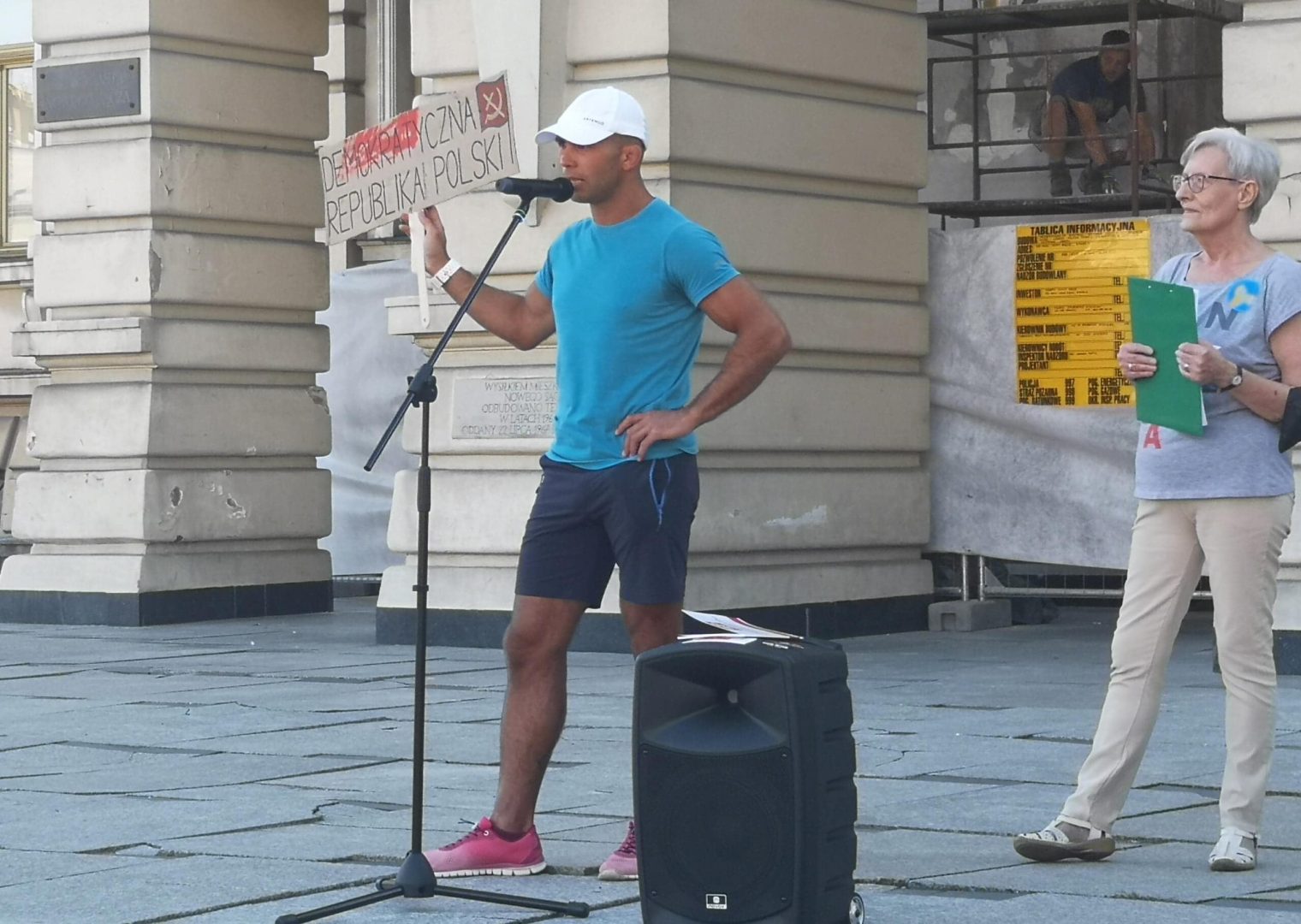 Demonstracja przeciwko LEX TVN w Nowym Sączu