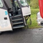 Wypadek autobusu i Toyoty w Witowicach Górnych. Nie żyje 48-latek i 51-latek, LPR