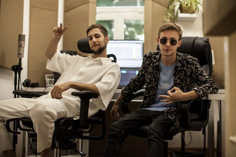 Michał Szczygieł w „Lunaparku” z raperem VBS
