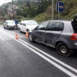 Zderzenie trzech samochodów w Żegiestowie