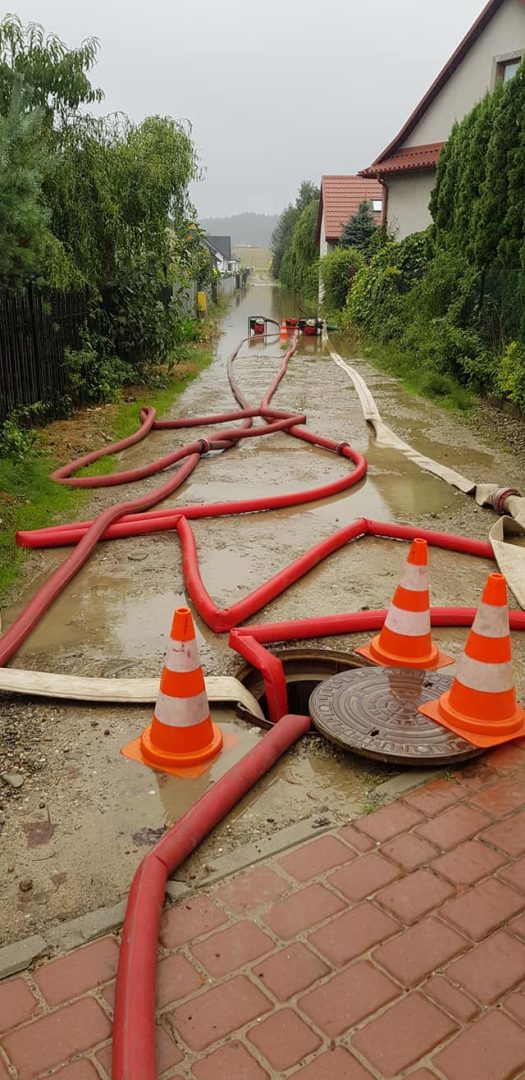 podtopienia na Sądecczyźnie