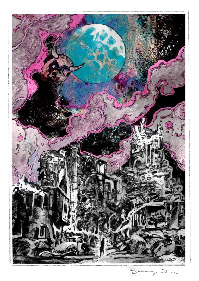 Piotr Burzyński, komiks, Stary Sącz