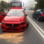 Krynica-Zdrój - zderzenie samochodów