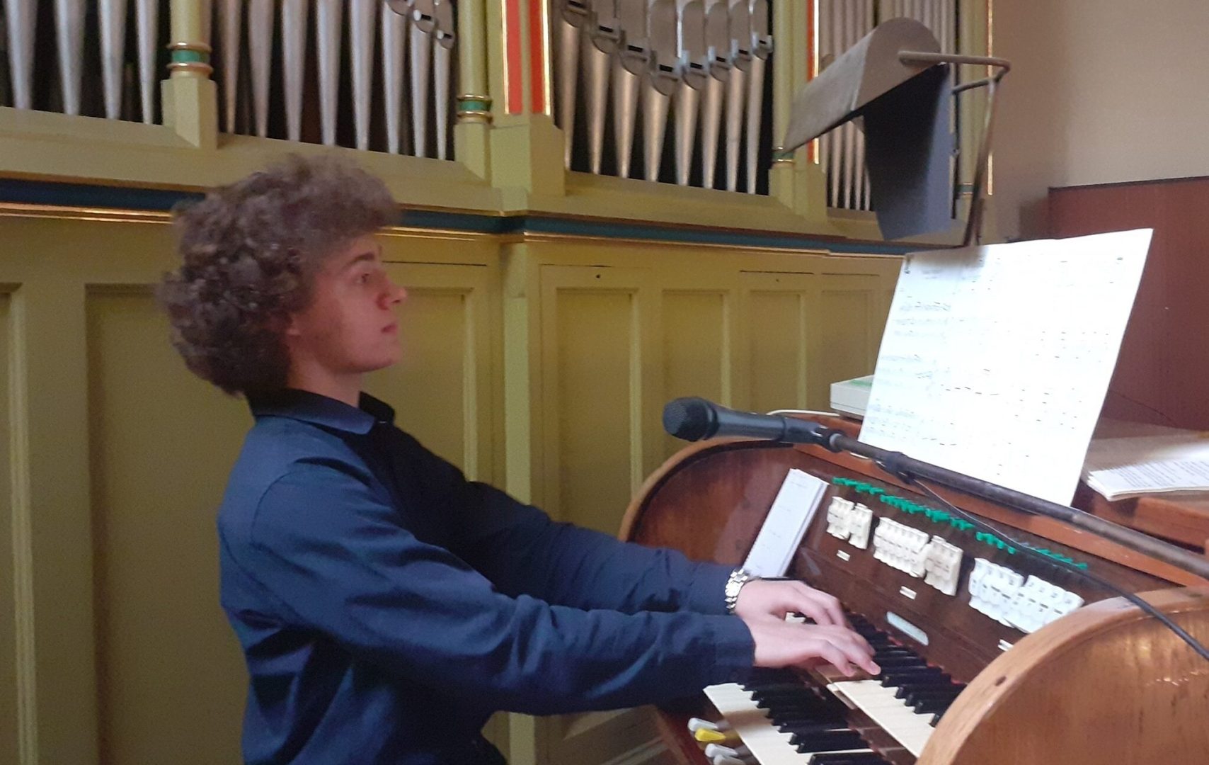 Michał Świderski, najlepszy organista w diecezji