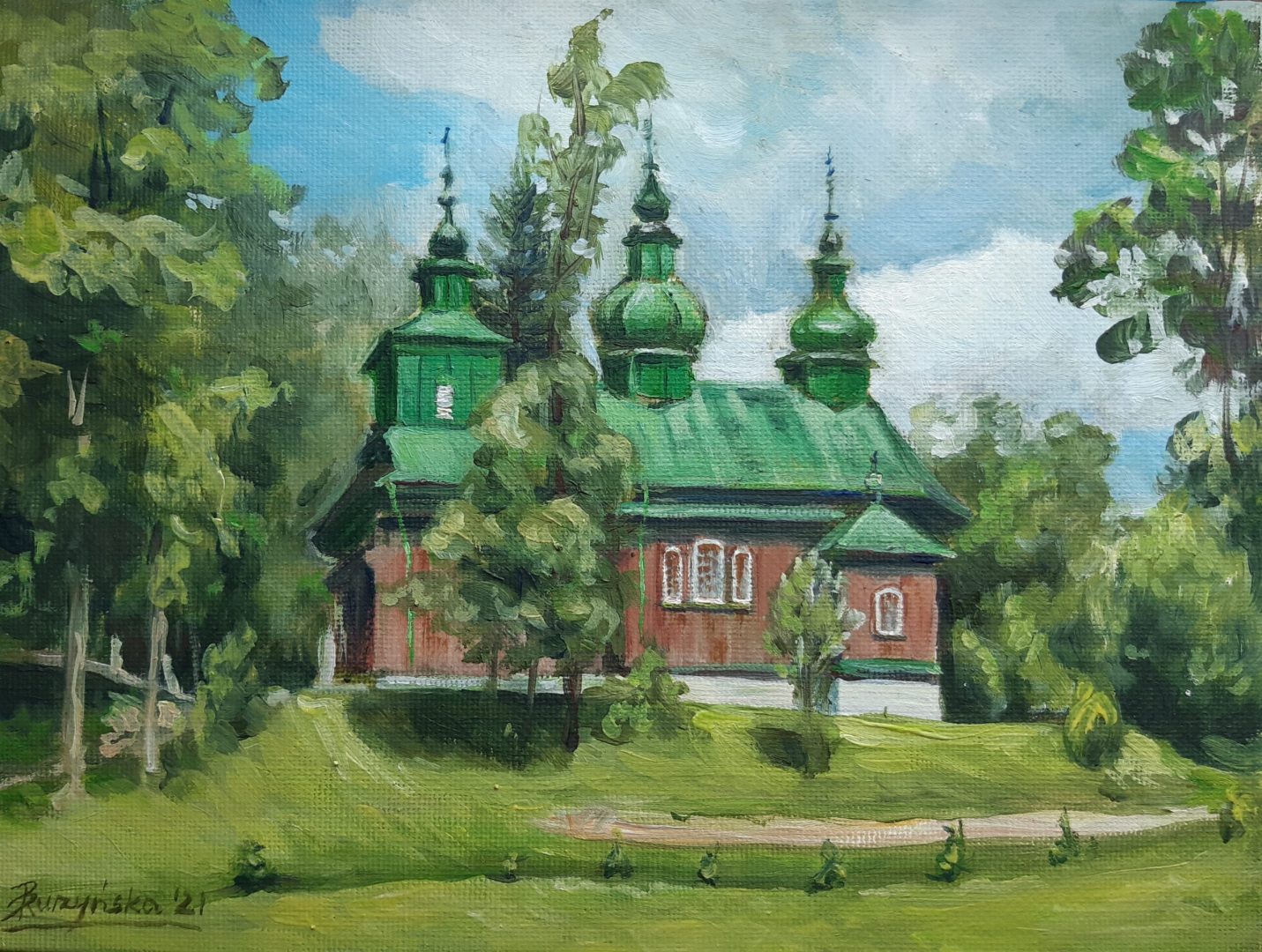 Renata Burzyńska, malarstwo, Stary Sącz