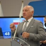 Przekazanie symbolicznych czeków dla samorządowców - 23.09.2021