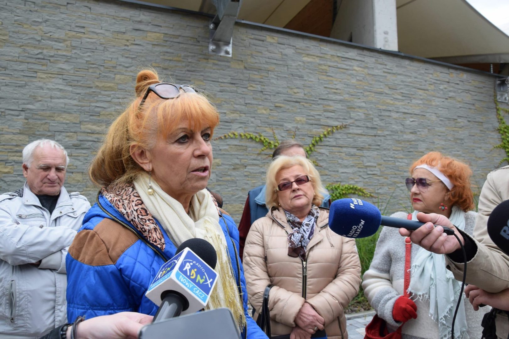 protest mieszkańców osiedla Wólki