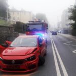 Krynica-Zdrój - zderzenie samochodów