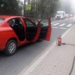 Krynica-Zdrój - zderzenie samochodów