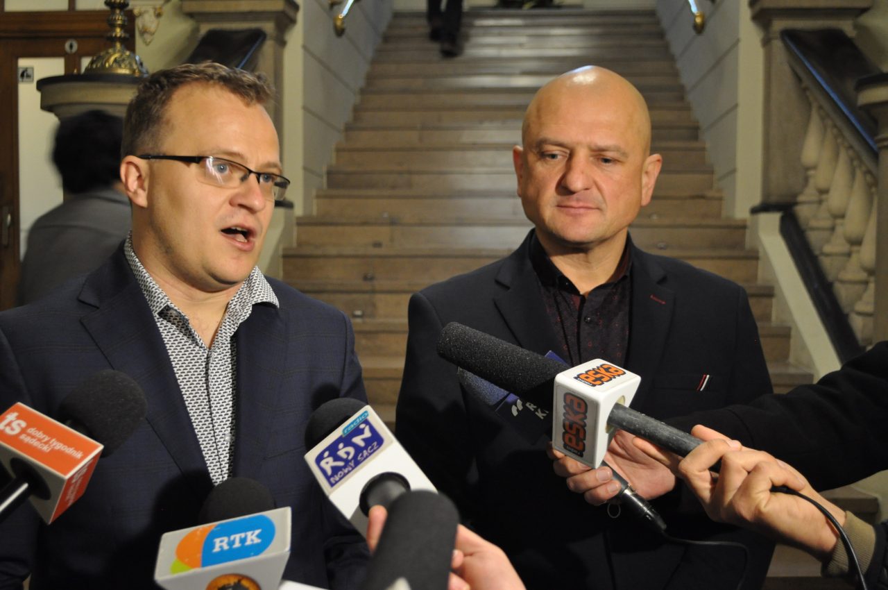 Dawid Dumana, Grzegorz Ledziński, Krzysztof Głuc, ,,PiS-Wybieram Nowy Sącz", Koalicja Nowosądecka