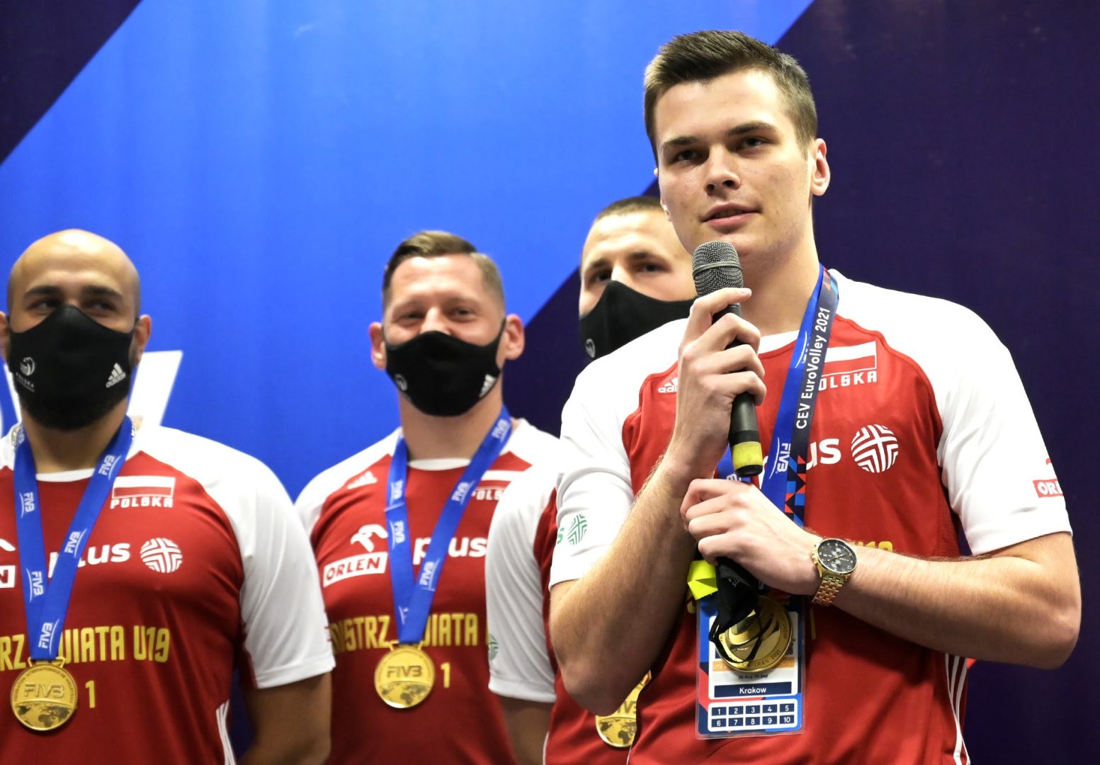 Jakub Olszewski i złota drużyna U 19