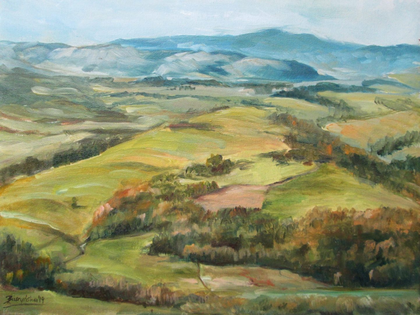 Renata Burzyńska, malarstwo, Stary Sącz