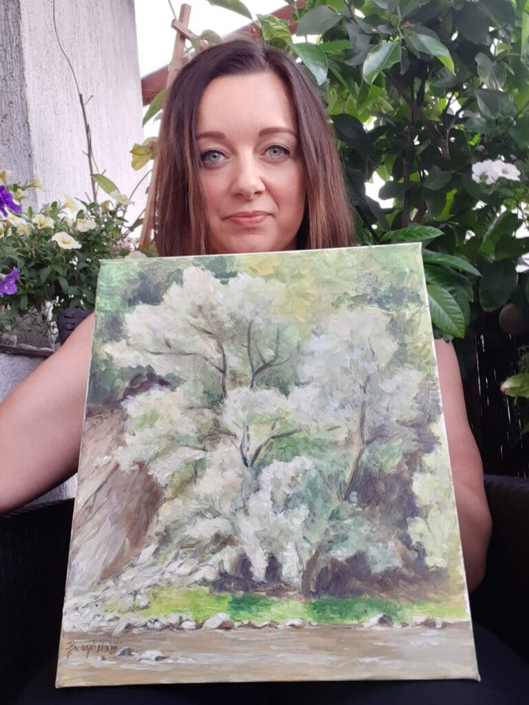 Renata Burzyńska – tanecznym krokiem w pejzaże [GALERIA]