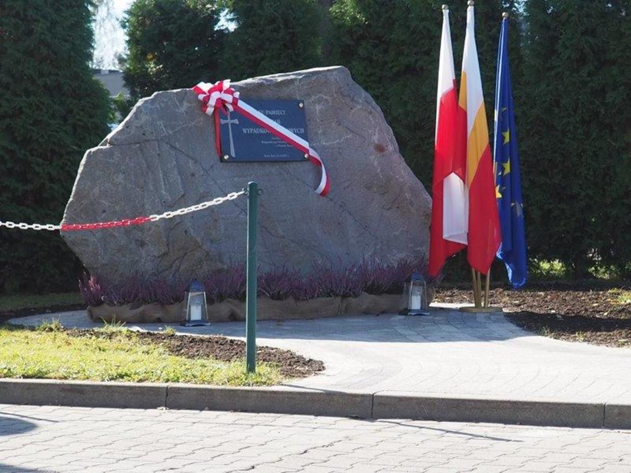głaz pamięci o ofiarach wypadków drogowych, MORD Nowy Sącz