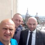 widok z tarasu na ratuszowej wieży