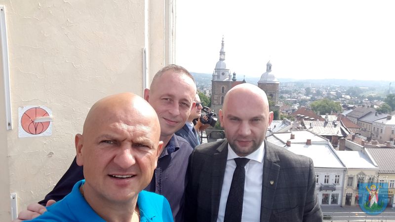 widok z tarasu na ratuszowej wieży