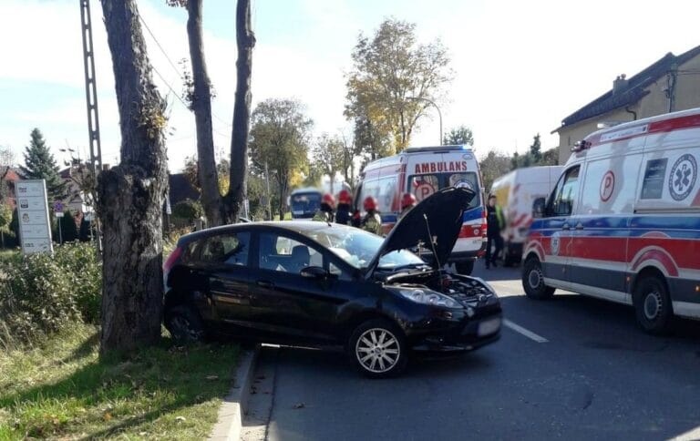 Stary Sącz. Zderzenie dwóch samochodów na ul. Węgierskiej