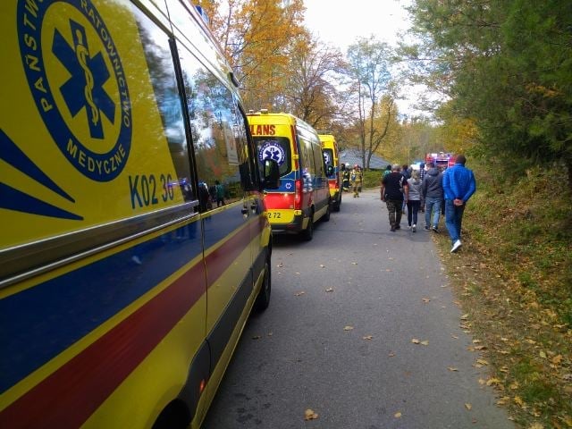 wypadek Brzana koło Bobowej