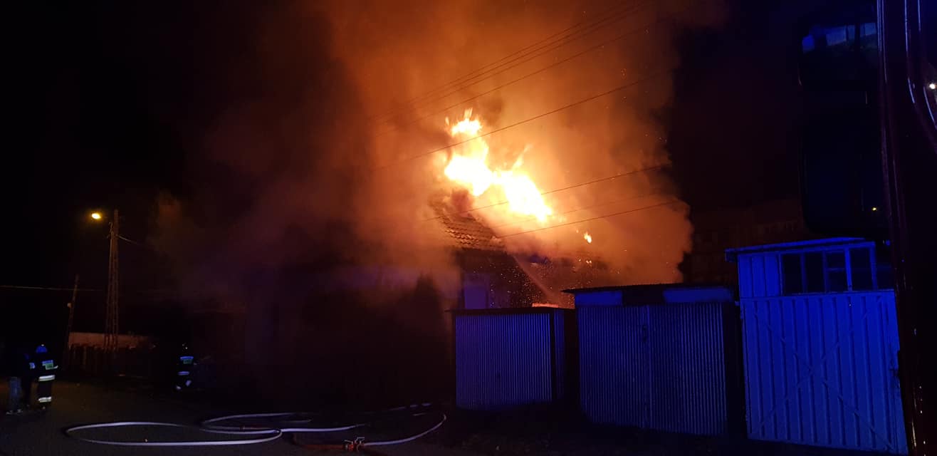 pożar w Starym Sączu