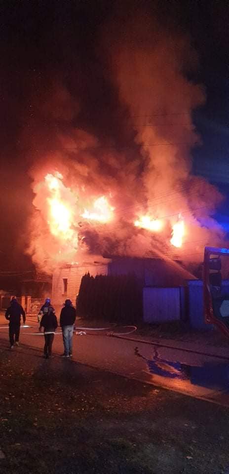 pożar w Starym Sączu