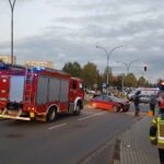 wypadek, ul. Sucharskiego Nowy Sącz