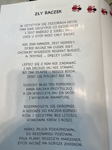 Emilia Kantor "Zły raczek" z "Książka wyjątkowa, autorka kolorowa"