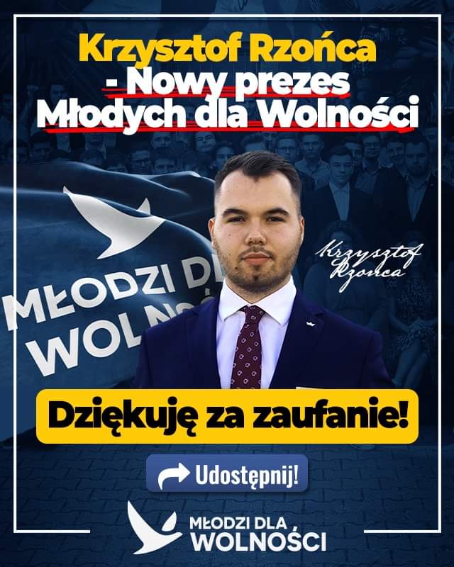 Krzysztof Rzońca, Korwin, Młodzi dla Wolności