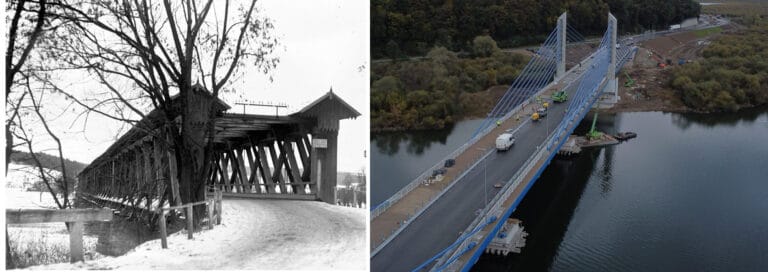 Można odliczać dni do otwarcia nowego mostu w Kurowie